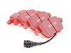 ES#2592967 - DP31518CKT2 - RedStuff Performance Brake Pad Kit - High performance street pad featuring Kevlar technology, includes front and rear pads - EBC - Audi
