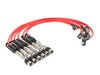 ES#2763053 - 101000035AH - Ignition System Kit - Includes ignition coil, spark plugs, and red spark plug wires - Assembled By ECS - Volkswagen