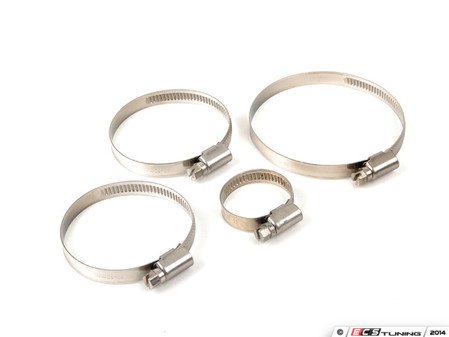 ES#2766104 - 003402ECS05AKT - Throttle Body Boot Clamp Kit - Includes the four necessary clamps for your 2.7T throttle boot - ECS - Audi