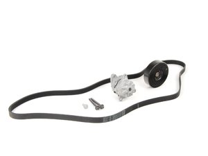ES#2765643 - 01199702921KT - Accessory Belt Kit - Includes Belt, Pulley And Tensioner - Assembled By ECS - Mercedes Benz