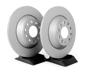 ES#7909 - 4F0615601EKT5 - Rear Brake Rotors - Pair (302x12) - Restore stopping power - Zimmermann - Audi