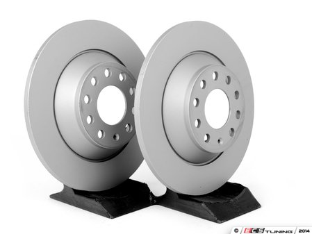 ES#7909 - 4F0615601EKT5 - Rear Brake Rotors - Pair (302x12) - Restore stopping power - Zimmermann - Audi