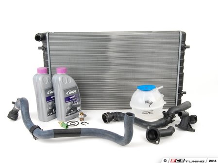 ES#2710337 - 1J0121253P - ECS Cooling System Refresh Kit - OE Plus - Replace the most common failure points in your cars cooling system including a replacement 2-row radiator - Assembled By ECS - Volkswagen
