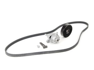 ES#2765647 - 01199702921KT2 - Accessory Belt Kit - Includes Belt, Pulley And Tensioner - Assembled By ECS - Mercedes Benz