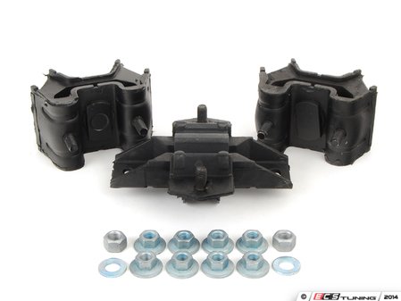 ES#2765420 - 16324002171KT1 - Drivetrain Mount Kit - Includes both engine mounts and transmission mount with hardware - Assembled By ECS - Mercedes Benz