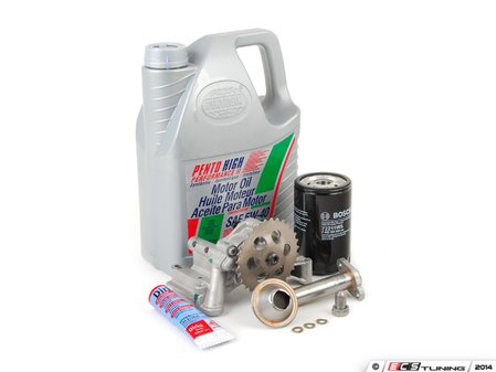 ES#2770328 - 06A115105BKT3 -  Oil Sludge Repair Kit - Plus Grade - Replace your clogged pickup tube and oil pump - Assembled By ECS - Volkswagen