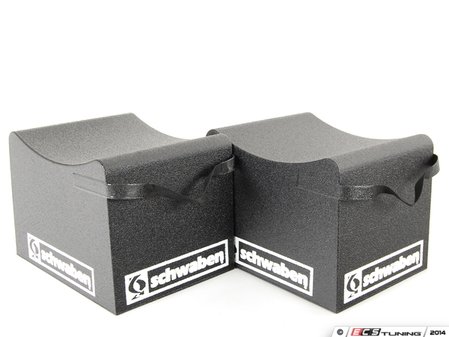 ES#2748976 - 006181SCH01A - 10" Wheel Stands - Pair - These stands raise the vehicle 10 inches with a curved cradle to ensure stability. These are a safe alternative to jack stands. Each stand supports 1,500 lbs (3000 lbs per pair). Great for car maintenance or car display at shows. - Schwaben by Race Ramps - Audi BMW Volkswagen Mercedes Benz MINI Porsche