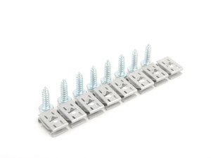 ES#2763592 - 1K0825235AE8KT - Belly Pan Installation Hardware Kit - Includes all required clips and screws - Assembled By ECS - Volkswagen