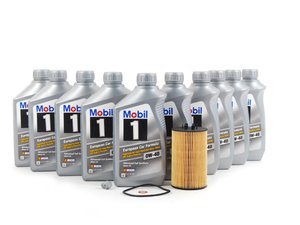 ES#2710206 - 0001803009KT - M156 63AMG Genuine Oil Service Kit (0w-40) - Includes Genuine filter and Genuine Mobil 1 229.5 Spec oil - Genuine Mercedes Benz - Mercedes Benz