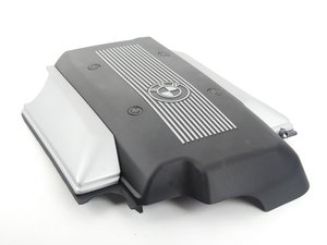 ES#25452 - 11611435459 - E39 Engine Beauty Cover - Black plastic beauty cover for the engine - Genuine BMW - BMW