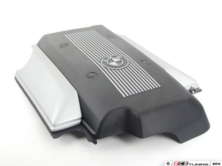 ES#25452 - 11611435459 - E39 Engine Beauty Cover - Black plastic beauty cover for the engine - Genuine BMW - BMW