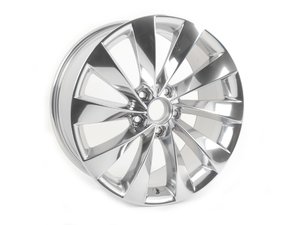 ES#2606543 - 3C8601025AB3AJ - 18" Interlagos Wheel - Priced Each  - 18x8 ET41 5x112 alloys in polished aluminum - Genuine Volkswagen Audi - Volkswagen