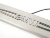 ES#120858 - 51470429897 - Illuminated Door Sill Cover Set - (NO LONGER AVAILABLE) - Logo illuminates blue for that perfect interior finishing touch - Genuine BMW - 