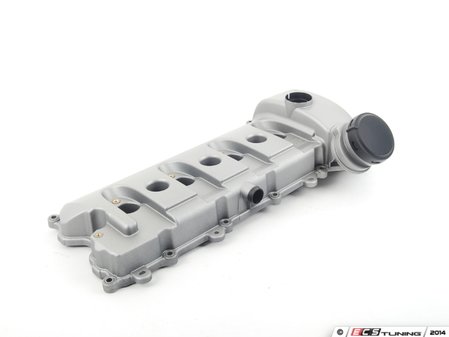 ES#1441512 - 94810513207 - Engine valve Cover with Gasket  - Fits over the left side valve cover, cylinders 5-8 - Genuine Porsche - Porsche