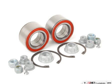 ES#2770098 - 1h0498625KT - Front Wheel Bearing Kit - Includes both front wheel bearings with installation hardware - Ruville - Volkswagen