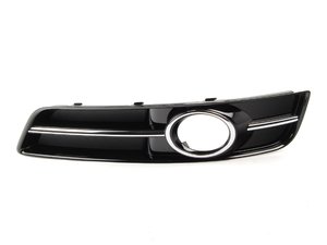 ES#2064016 - 8P0807681AAT94 -  Fog Light Grille - glossy Black - left - Restore the clean look of your exterior - Genuine Volkswagen Audi - Audi