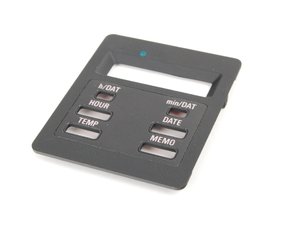 ES#171716 - 62131377806 - 6 Button OBC Faceplate - Includes text above button location - Genuine BMW - BMW