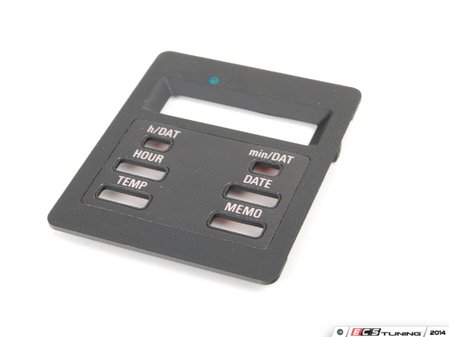 ES#171716 - 62131377806 - 6 Button OBC Faceplate - Includes text above button location - Genuine BMW - BMW