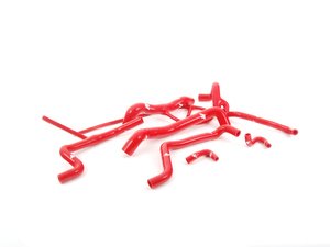 ES#2500938 - MMHOSEGLF95RD - Silicone Coolant Hose Kit - Red - (NO LONGER AVAILABLE) - High quality replacement hose kit from Mishimoto - Mishimoto - 