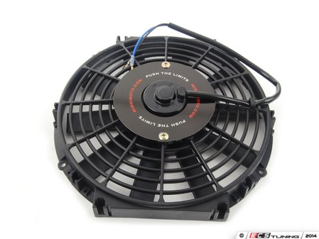 ES#2764825 - MMFAN10 - Universal 10" Electric Fan - Black - 850 CFM - 5.1 amps at 12.3 volts - Mishimoto - Audi BMW Volkswagen MINI