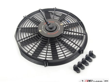 ES#2764292 - MMFAN14 - Universal 14" Electric Fan - Black - 954 CFM - 5.6 amps at 12.3 volts - Mishimoto - Audi BMW Volkswagen MINI