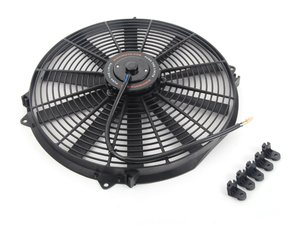 ES#2764562 - MMFAN16 - Universal 16" Electric Fan - Black - 1934 CFM - 10.8 amps at 12.14 volts - Mishimoto - Audi BMW Volkswagen MINI