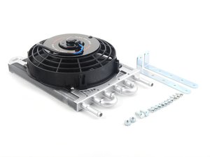ES#2764347 - MM0CF - Universal Heavy Duty Transmission Cooler With Electric Fan - Upgraded cooling for your transmission - Mishimoto - Audi Volkswagen