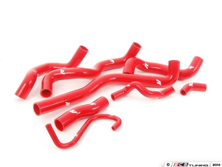 ES#2764792 - MMHOSETINY07RD - Silicone Hose Kit - Red MMHOSE-TINY-07RD - Industry-standard performance cooling hoses - with a lifetime warranty! - Mishimoto - MINI