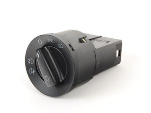 ES#3971051 - 1C0941531A - Standard European Headlight Switch - Black - Controls headlights, parking lights, front fog lights, and rear fog lights - Meyle - Volkswagen