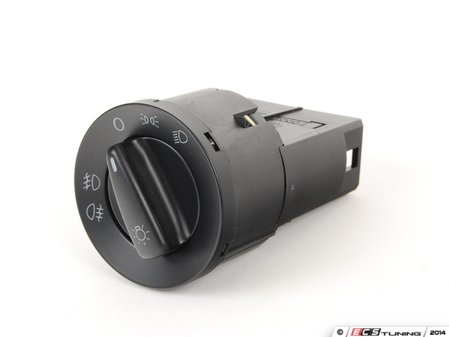 ES#3971051 - 1C0941531A - Standard European Headlight Switch - Black - Controls headlights, parking lights, front fog lights, and rear fog lights - Meyle - Volkswagen
