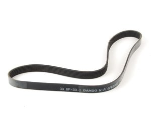 ES#2526484 - 11281736719 - Accessory Belt - Alternator/Power Steering Pump - Replace at the first sign of wear - Bando - BMW