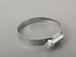 430 Stainless Steel Smooth-Band Worm-Drive Hose Clamp