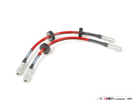 ES#248898 - EVANT4SSF - Exact-Fit Stainless Steel Brake Lines - Front - DOT-compliant kit to improve pedal feel in your vehicle. - ECS - Volkswagen