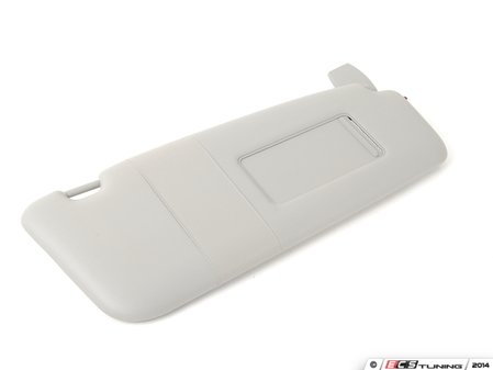 ES#83605 - 51167122868 - Illuminated Sun Visor/Mirror - Right - Sky Gray - Genuine BMW - BMW