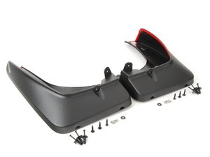 ES#2711738 - 82162302408 - F15 Mud Flaps - Rear - Protect your paint from debris - Genuine BMW - BMW
