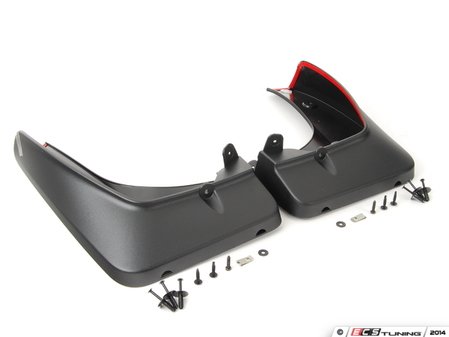 ES#2711738 - 82162302408 - F15 Mud Flaps - Rear - Protect your paint from debris - Genuine BMW - BMW