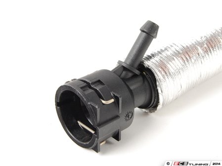 ES#342880 - 3C0121157AK - Coolant Hose - Hose with plastic coupling from coolant flange on the driver's side of the block - Genuine Volkswagen Audi - Volkswagen