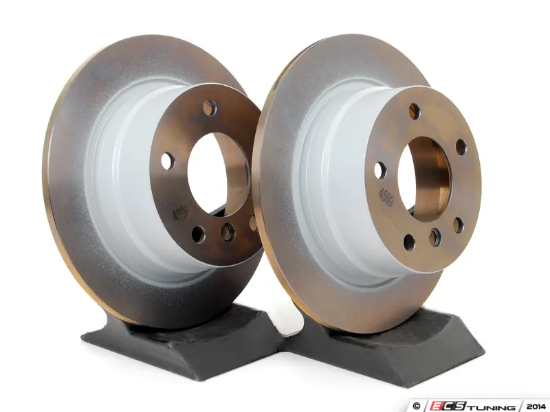 Genuine BMW - 34216758552 - Rear Brake Rotors - Pair (272x10) (34 