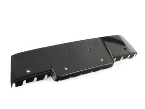 ES#2577473 - 8R0807285MT94 - Front License Plate Bracket - Glossy Black - Keep a clean look and add a place for your plate - Genuine Volkswagen Audi - Audi