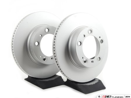 ES#2539440 - 98635140105KT9 - Front Brake Rotors - Pair 11.73" (298mm) - Front axle fitment - Both left and right - Meyle - Porsche