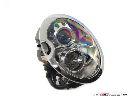 ES#173020 - 63127198739 - Headlight Assembly Xenon - Left - Mounts to the front hood section. - Genuine MINI - MINI