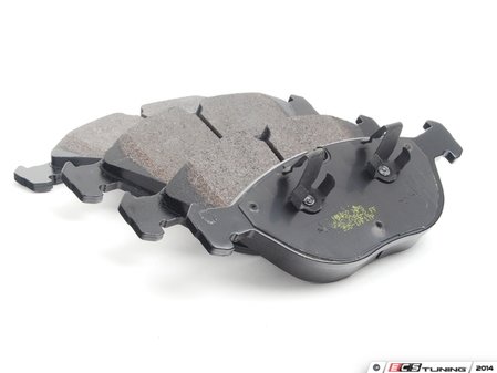 ES#2765764 - 001423ECS01AKT4 - Performance Front Brake Service Kit (334x32) - Featuring ECS V5 cross drilled and slotted rotors and Hawk HPS pads - Assembled By ECS - Volkswagen