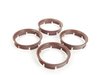 ES#2713046 - AP726666 - 72.6-66.6 Hub Centric Rings - Set Of Four - Plastic 72.6mm to 66.6mm hub centric rings for proper wheel fitment - ECS - Audi