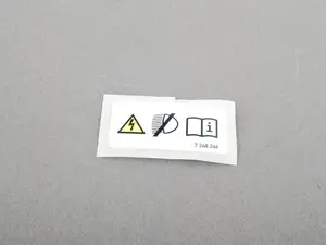 Xenon Warning Sticker