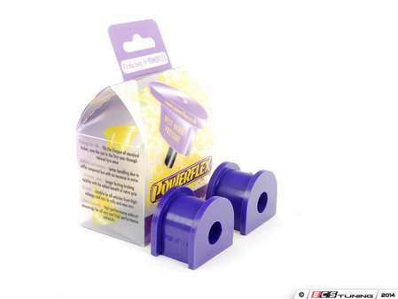 ES#2650803 - PFR3-511-14x2 - Performance Polyurethane Rear Sway Bar Bushing Set - Stiffer bushings allow sway bars to work at their fullest potential - Powerflex - Audi