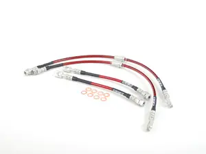Front & Rear Exact-Fit Stainless Steel Brake Lines - Kit