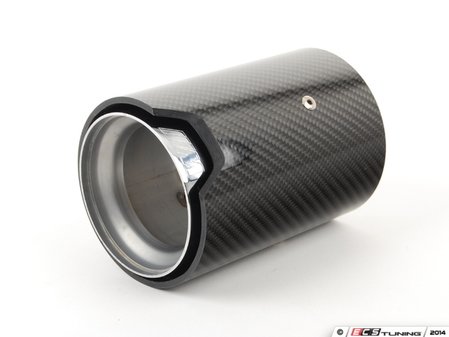 ES#5423183 - 18305B7A430 - Carbon Fiber Finish M Performance Exhaust Tip - Priced Each - Covered in Carbon Fiber this ///M Exhaust tip is sure to set your ride apart from the rest - Genuine BMW - BMW