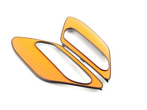 ES#2138985 - 51132184060 - Trim Cover Set - Orange - Located in the center of the side carrier - Genuine MINI - MINI