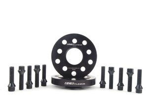 ES#2748198 - ECS10159KTWBC1 - ECS Wheel Spacer & Bolt Kit - 20mm With Black Conical Seat Bolts - Includes everything you need to install spacers on two wheels - ECS - Audi Volkswagen