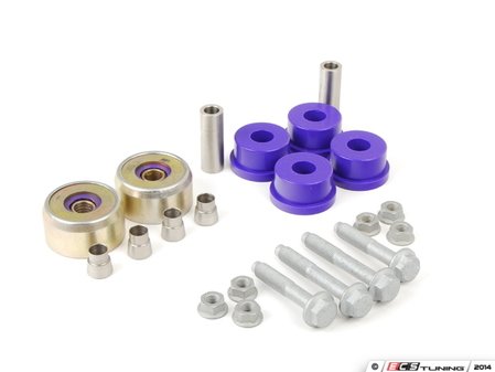 ES#2722966 - PFF85-414X2KT - Performance Front Control Arm Bushing Kit - Performance front control arm bushings with hardware. Featuring Powerflex bushings. - Powerflex - Audi Volkswagen